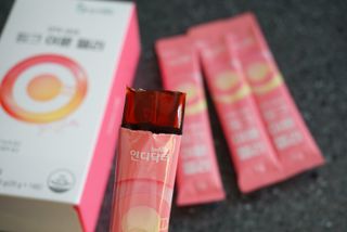 [인디닥터] 면역 생생 핑크 이뮨 젤리 — 5점을 준 리뷰어가 2022년 5월 올린 사용 사진