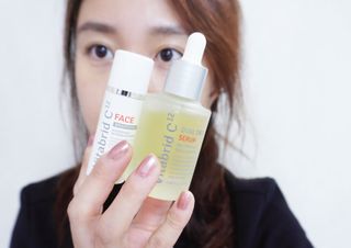 Free [비타브리드]피부를 위한 비타민C 조합! 비타브리드C12 듀얼 드롭 세럼&페이스 브라이트닝+ — 4.5점을 준 리뷰어가 2023년 10월 올린 사용 사진
