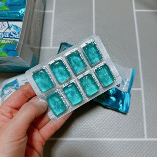 마요라 히말라야 솔트 캔디 2종-페퍼민트 맛, 라임민트 맛 — 5점을 준 리뷰어가 2022년 12월 올린 사용 사진