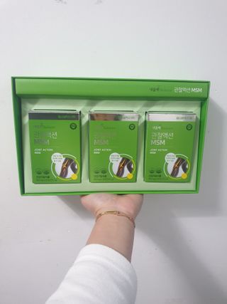 서울약사신협_내몸애발란스관절액션MSM_850mg x 90정 — 4점을 준 리뷰어가 2021년 3월 올린 사용 사진