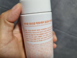 MF프리 [닥터문] 유산균 락토케어 질경초 여성청결제 200ml (폼타입) — 4.5점을 준 리뷰어가 2022년 6월 올린 사용 사진