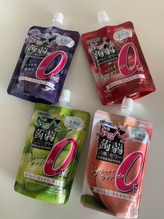 ORIHIRO 오리히로 곤약젤리 제로칼로리 130g 4종 4팩(맛별로 1팩씩) — 5점을 준 리뷰어가 2023년 3월 올린 사용 사진