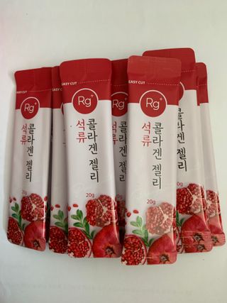 함초록 Rg+ 석류콜라겐젤리 — 3점을 준 리뷰어가 2021년 3월 올린 사용 사진