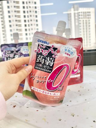 ORIHIRO 오리히로 곤약젤리 제로칼로리 130g 4종 4팩(맛별로 1팩씩) — 5점을 준 리뷰어가 2023년 1월 올린 사용 사진