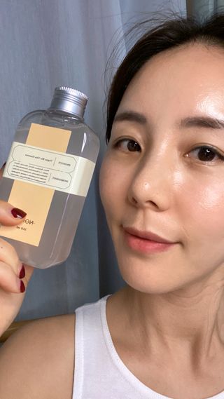 [녹산] 비건 대나무 밸런싱 수분 토너 + 비건 바이오 비타 에센스 — 3점을 준 리뷰어가 2022년 11월 올린 사용 사진