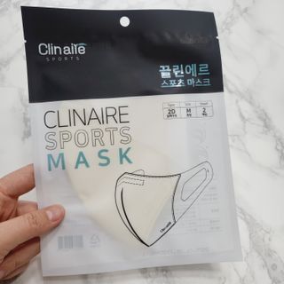 끌린에르 스포츠 귀편한 새부리형 마스크 — 5점을 준 리뷰어가 2022년 2월 올린 사용 사진