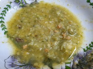 베이컨박스 [BACON] 강아지 수제간식 간편 동결건조 스튜 2종 - 황태, 초록 홍합 — 4점을 준 리뷰어가 2021년 1월 올린 사용 사진