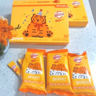 광동생활건강 [광동] 비타 500 데일리 스틱 VB, VC를 함유한 멀티비타민 30포+30포 — 4.5점을 준 리뷰어가 2022년 7월 올린 사용 사진