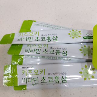 [이뮤니티플러스]우리아이 면역오키, 건강오키 _ 키즈오키 비타민초코홍삼 10포 1box — 4점을 준 리뷰어가 2022년 2월 올린 사용 사진