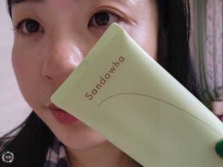 스킨큐어 산다화 울트라 젠틀 약산성 세안제 — 5점을 준 리뷰어가 2023년 3월 올린 사용 사진