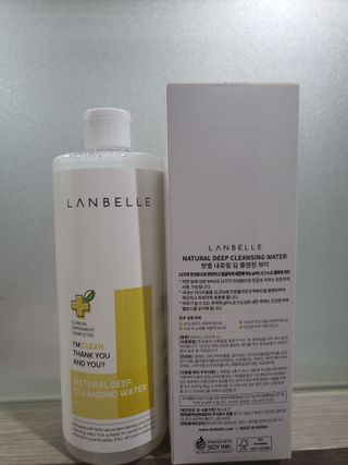 랑벨 내츄럴 딥 클렌징 워터 500ml — 5점을 준 리뷰어가 2022년 6월 올린 사용 사진