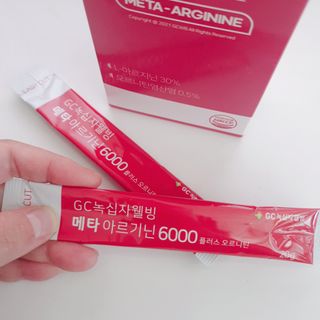 메타아르기닌 GC녹십자웰빙 메타 아르기닌 6000 플러스 오르니틴 — 5점을 준 리뷰어가 2022년 5월 올린 사용 사진
