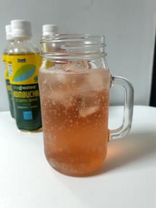 더그레잇티 콤부차 [매일유업] 더그레잇티 44kcal 콤부차 300ml *12개입 (오리지널 6개+베리리치 6개) — 2.5점을 준 리뷰어가 2023년 7월 올린 사용 사진