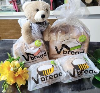 롯데제과 Vbread 포카치아식빵1개 + 미니식빵 1개 + 머핀 2개 세트 — 5점을 준 리뷰어가 2021년 9월 올린 사용 사진