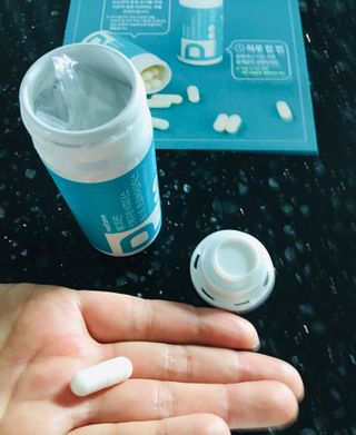 메디타민 인체유래 비피더스 포스트 프로바이오틱스 — 4.5점을 준 리뷰어가 2021년 3월 올린 사용 사진