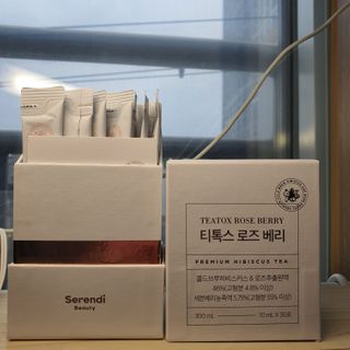세렌디뷰티_이너뷰티 티톡스 로즈 베리 — 5점을 준 리뷰어가 2021년 3월 올린 사용 사진