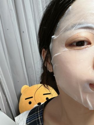 바노바기 코스메틱 바노바기 비타제닉 젤리마스크 리프팅 (10매입) — 4점을 준 리뷰어가 2023년 4월 올린 사용 사진