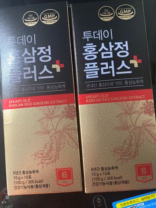 서울약사신협_투데이홍삼정플러스스틱_10g x 30포 — 5점을 준 리뷰어가 2021년 6월 올린 사용 사진