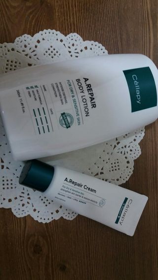 셀라피 에이리페어 바디로션 340ml — 4.5점을 준 리뷰어가 2021년 1월 올린 사용 사진