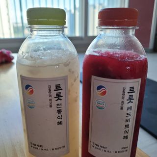 트롯전통식혜 트롯레드비트식혜 1리터 +500리터 — 4점을 준 리뷰어가 2021년 5월 올린 사용 사진