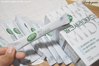 셀렉스스포츠 셀렉스 밀크세라마이드 저분자피쉬콜라겐 28포 X 1박스 — 5점을 준 리뷰어가 2021년 6월 올린 사용 사진