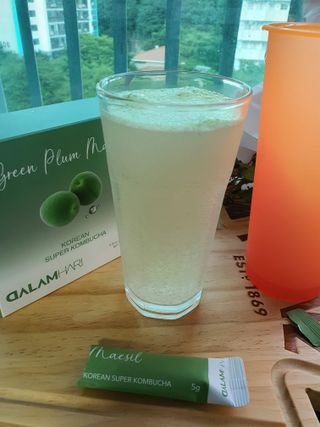 달람하리 DALAMHARI [미.친.탄.산.] 과즙 듬뿍 청량한 탄산 습관 15kcal 슈퍼콤부차 (오미자 / 유자 / 매실 택1) — 5점을 준 리뷰어가 2022년 8월 올린 사용 사진