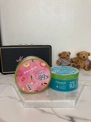 [후르디아] 피부갈증해소- 알로에+복숭아 수딩젤 2set — 5점을 준 리뷰어가 2021년 7월 올린 사용 사진