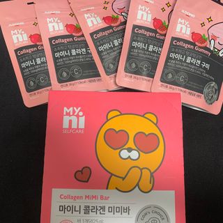 일동제약 마이니 마이니 늘씬날씬 콜라겐 세트 — 5점을 준 리뷰어가 2021년 2월 올린 사용 사진