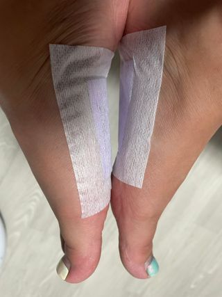[레제르] 아로마 수액패치 발패치 10매입 - 라벤더향/유칼립투스향/대나무향 — 4.5점을 준 리뷰어가 2022년 9월 올린 사용 사진