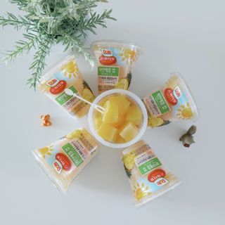 돌 MF[Dole] 파인애플컵/망고컵/복숭아컵 198g 6입X1박스 (맛 1가지 랜덤 발송) — 5점을 준 리뷰어가 2024년 5월 올린 사용 사진