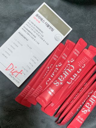 [큐라에스] 최신 다이어트 원료! 6중 기능성 더블컷팅 126g(2주일 분) — 5점을 준 리뷰어가 2023년 12월 올린 사용 사진