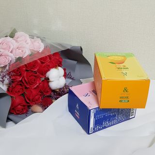 비타앤C 레몬맛, 망고맛 — 5점을 준 리뷰어가 2021년 4월 올린 사용 사진