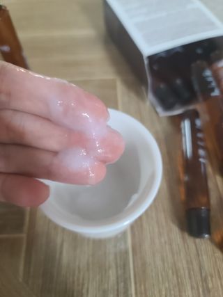 플로랜드 프리미엄 케라틴 체인지 헤어앰플 — 5점을 준 리뷰어가 2021년 12월 올린 사용 사진