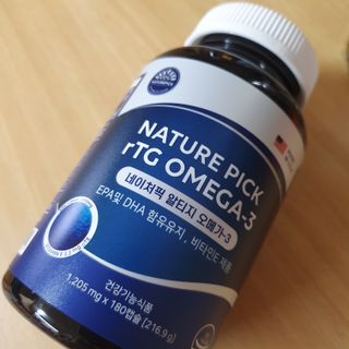 서울약사신협 네이처픽_알티지오메가3_1,205mg x 180캡슐 — 5점을 준 리뷰어가 2021년 9월 올린 사용 사진