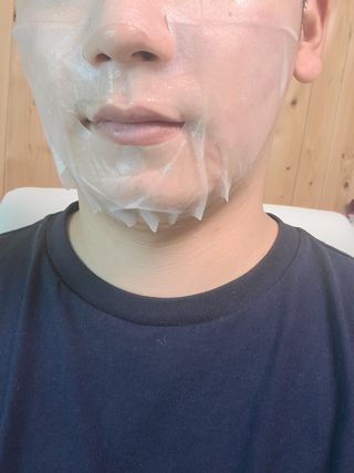 체르엠 그린 케비어 더블워터 마스크팩 5매입  2팩 — 4점을 준 리뷰어가 2021년 12월 올린 사용 사진