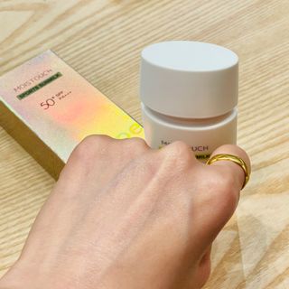 아이레시피 모이스트터치 스포츠 선밀크 50ml (SPF50+ PA+++) — 5점을 준 리뷰어가 2023년 7월 올린 사용 사진