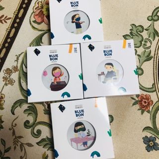 [블루 본 아이노우] 유아용 컬러마스크 40 PCS SET 2중 택 1 — 5점을 준 리뷰어가 2021년 4월 올린 사용 사진