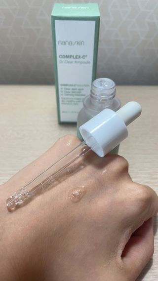 나나스킨 콤플렉스씨쓰리닥터클리어앰플 — 3.5점을 준 리뷰어가 2021년 8월 올린 사용 사진