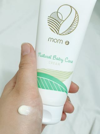 mom e 맘이 내추럴 베이비 케어 크림+바디오일 — 5점을 준 리뷰어가 2021년 1월 올린 사용 사진