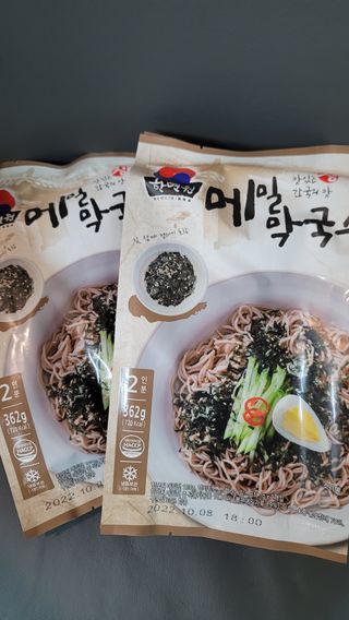 [한면원] 메밀막국수 2팩 [4인분] — 3.5점을 준 리뷰어가 2022년 7월 올린 사용 사진