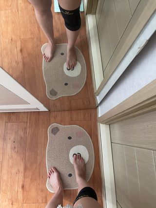 반테린서포터 무릎보호대 — 5점을 준 리뷰어가 2021년 3월 올린 사용 사진