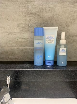 페브유 / FABYOU 페브유 pH5.5 캐모마일 젤 클렌징 폼 + 클렌징 오일 + 토너 3종 세트 — 5점을 준 리뷰어가 2021년 7월 올린 사용 사진