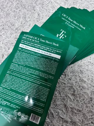 타포미 시카 탐 시트 마스크 27ml — 4점을 준 리뷰어가 2023년 1월 올린 사용 사진
