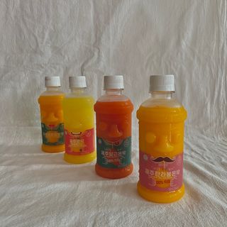 탐라원 제주의 맛, 몬딱주스 4종세트 - 한라봉몬딱주스, 천혜향몬딱주스, 청귤에이드, 당근몬딱주스 — 5점을 준 리뷰어가 2021년 8월 올린 사용 사진