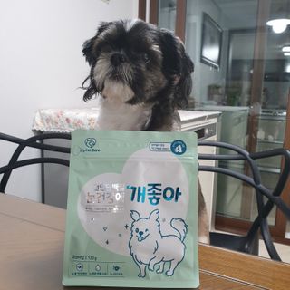 My Pet Care 천연단백질 눈건강에 개좋아 — 5점을 준 리뷰어가 2021년 1월 올린 사용 사진