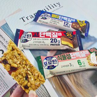 이지프로틴바 3종x각 2ea (고단백질바, 멀티단백질바, 식물성단백질바) — 5점을 준 리뷰어가 2024년 2월 올린 사용 사진