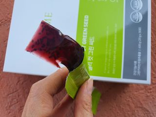 아므_이너뷰티 아므 젤리 컷 그린 씨드 10개입 — 5점을 준 리뷰어가 2021년 3월 올린 사용 사진