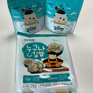 해풀잎 누구나 김밥*1ea [(혼합야채 35g *1ea,  김밥김 (5g, 5ea),  양념간장 (6g, 5ea), 참기름(5g, 2ea)] — 5점을 준 리뷰어가 2022년 5월 올린 사용 사진
