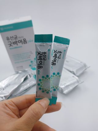 프리마인 유산균 국가지정연구소 선정, 살아있는 생유산균 200억 마리의 힘. 유산균n굿바이옴플러스 — 4점을 준 리뷰어가 2021년 11월 올린 사용 사진