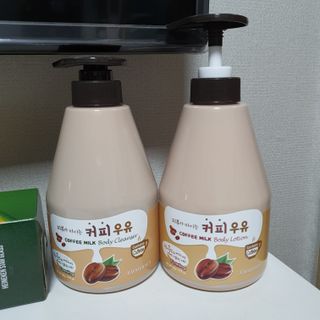 [과일나라] 피부가 마시는 커피우유 바디클렌저&바디로션 — 4점을 준 리뷰어가 2022년 3월 올린 사용 사진